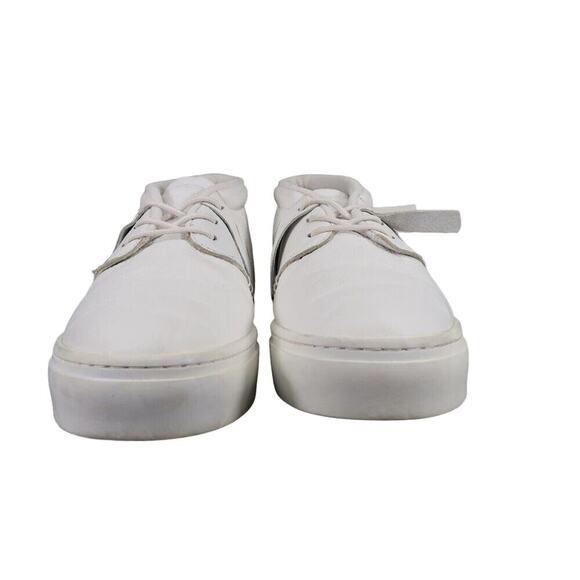 Clear Weather Shoes Mens 11 Sneaker Chukka Boot One O One White Leather Casual - Picture 3 of 13